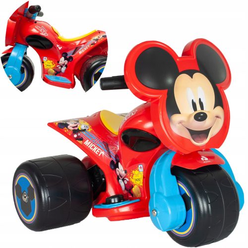  INJUSA Mickey Mouse Dreirad Samurai Ride-On für Kinder mit 6V Batterie