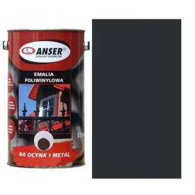   DACHFARBE, verzinkt, Aluminium, Blech, Anthrazitgrau, RAL 7016, halbmatt, 5 L