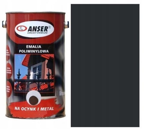 DACHFARBE, verzinkt, Aluminium, Blech, Anthrazitgrau, RAL 7016, halbmatt, 5 L