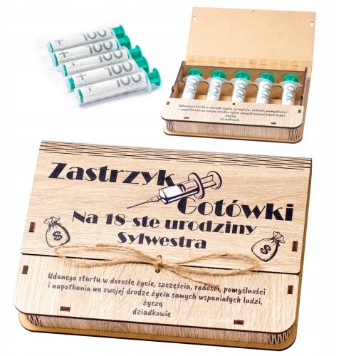  Geldspritze GESCHENK 18 20 30 40 50 60 Geburtstag