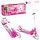  Barbie zweirädriger faltbarer Roller, rosa Stempel