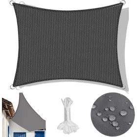  Gartensegel 200 x 300 cm Bambus