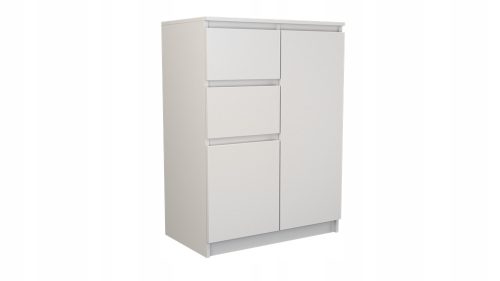  TopEshop Kommode 2D2S 70 x 40 x 97cm mattweiß