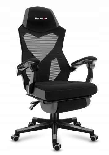  Huzaro Combat 3.0 Grauer Gaming-Stuhl, schwarzes und graues Netz