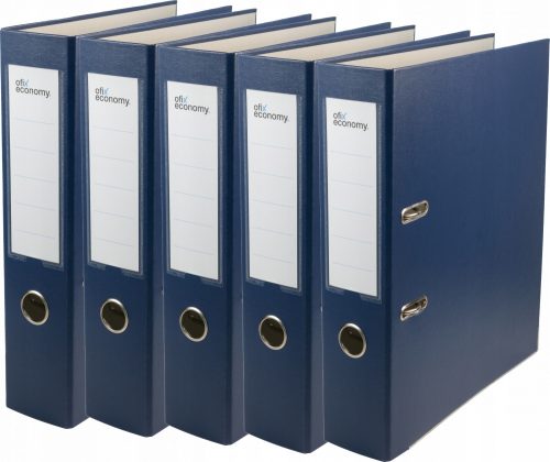  Bantex Classic PP A4 Ordner 7,5 cm Marineblau 5 Stk