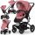  LEICHTER PARTNER 360° SITZ 2in1 GROSSE AUFGEBLASENE RÄDER 0-22KG + FOLIE
