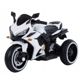  Elektromotorrad, weiße Batterie