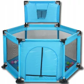    Laufstall Memphis, Premium-Laufstall für Kinder, Trockenbecken, 110 x 125 cm