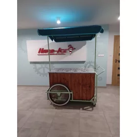   Kleiner Wagen, Vitrine, Verteiler, Eiskonservierer, 8 Geschmacksrichtungen