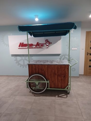 Kleiner Wagen, Vitrine, Verteiler, Eiskonservierer, 8 Geschmacksrichtungen