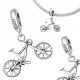 CHARMS Silberner FAHRRAD-Anhänger für Armband Hochwertiges S925-SILBER