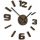  Holzwanduhr, Eiche, EKO, 75 cm, braun, groß, für das Wohnzimmer