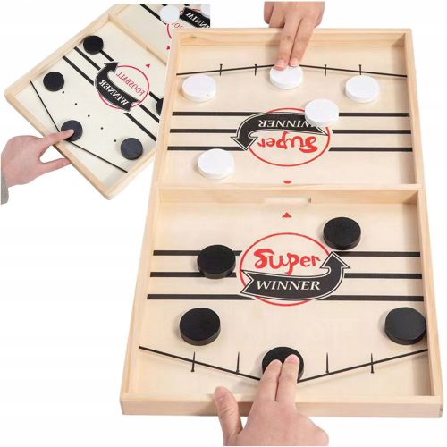  GROSSE LUFTTASCHE, SCHNELLER SLING PUCK, SLINGSHOT, SLINGPUCK, Geschicklichkeitsspiel für die ganze Familie