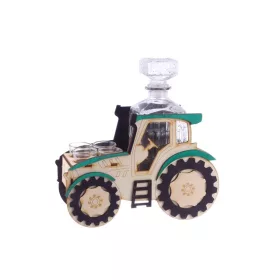  Set Ständer Karaffe Gläser Traktor Geschenk