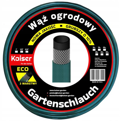  KAISER ARMOUR GARTENSCHLAUCH 30M 1/2" ZOLL