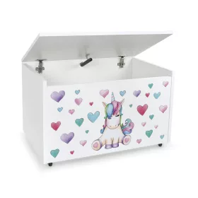  Leomark Spielzeugkiste 71 x 45 cm weiß