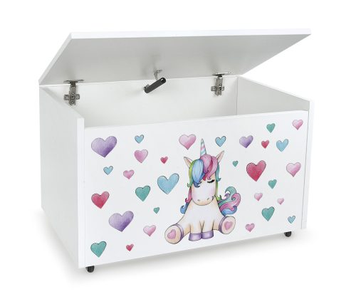  Leomark Spielzeugkiste 71 x 45 cm weiß