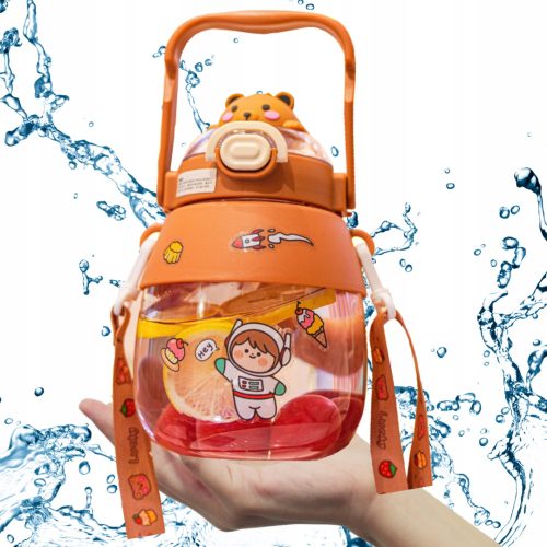  Flasche Wasserflasche Becher für Kinder zur Schule Kindergarten Teddybär 950ml