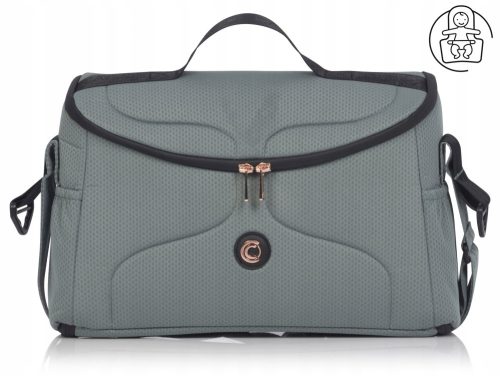  Cavoe Avec Boho Green Zwillings-Kinderwagentasche. In eine Matte umwandelbar