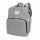  Großer multifunktionaler Rucksack/Muttertasche mit Schlaffunktion – grau
