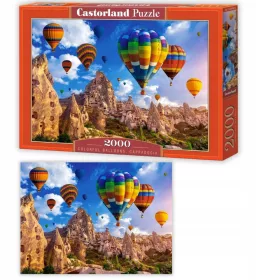    GROSSES PUZZLE CASTORLAND BUNTE BALLONS, CAPPADOCIA PUZZLE 2000 TEILE