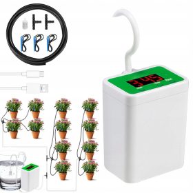    AUTOMATISCHES BEWÄSSERUNGSSYSTEM-SET FÜR 12 PFLANZEN MIT TIMER