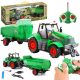  GROSSER TRAKTOR, FERNGESTEUERTER TRAKTOR MIT ANHÄNGER, RC-PILOT