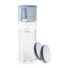  Brita Vital pastellblaue Filterflasche mit 2 Scheiben