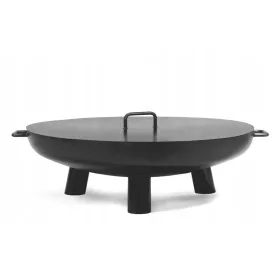  GARDEN BALI FEUERSCHALE 100CM FÜR LAGERFEUER + ABDECKUNG