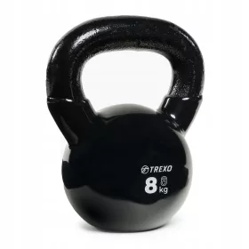    Kettlebell TREXO VKB08 8 kg Gewichtsbezeichnung Gusseisen Runder breiter Griff