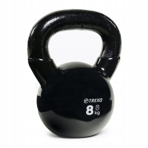 Kettlebell TREXO VKB08 8 kg Gewichtsbezeichnung Gusseisen Runder breiter Griff