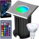  Decorya DecoGround 50 W Überlauflampe + GU10 LED RGB DECORYA GLÜHBIRNE 16 FARBEN AUF FERNBEDIENUNG