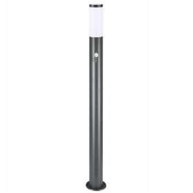  Runder Lichtmast Monzana E27 100 cm, grau