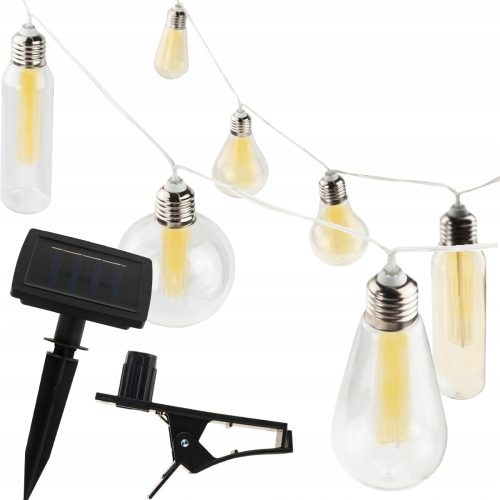  Martom eingebettete Solarlampe 320 cm 7 Stk.