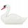  SCHWAN-KUNSTSTOFFFIGUR SCHWIMMENDE SCHWAN-FIGUR FÜR DEN TEICH