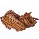  Hundegeschmack | Getrocknete Schweinelungen – 1 kg Würfel, große Stücke