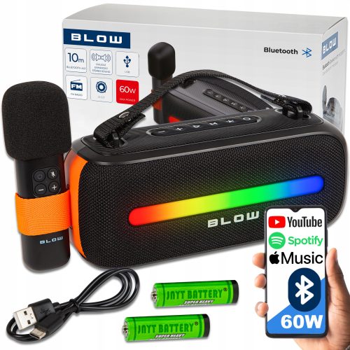  BLUETOOTH-LAUTSPRECHER TRAGBARES DRAHTLOSES KARAOKE-RGB-MIKROFON