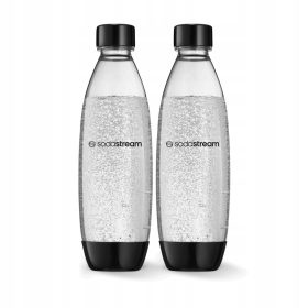  X2 SODASTREAM FUSE 1-L-WASSERFLASCHEN – SCHWARZ, 2ER-PACK