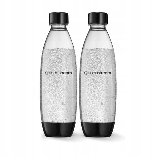  X2 SODASTREAM FUSE 1-L-WASSERFLASCHEN – SCHWARZ, 2ER-PACK