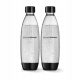  X2 SODASTREAM FUSE 1-L-WASSERFLASCHEN – SCHWARZ, 2ER-PACK
