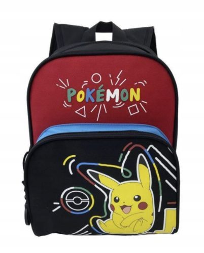  Pokemon Cyp Kindergartenrucksack mit mehreren Fächern für Jungen, Mädchen, mehrfarbig