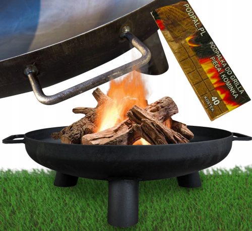  GROSSE GARTENFEUERSTELLE Ø80 CM GRILLSCHALE DICKSTE XXL-BLECHE + GRATIS!
