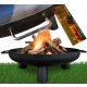  GROSSE GARTENFEUERSTELLE Ø80 CM GRILLSCHALE DICKSTE XXL-BLECHE + GRATIS!