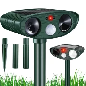    SONICFIELD Abwehrmittel gegen Katzen, Maulwürfe, Marder, Mäuse und Ratten, Hunde, Vögel, Waldtiere