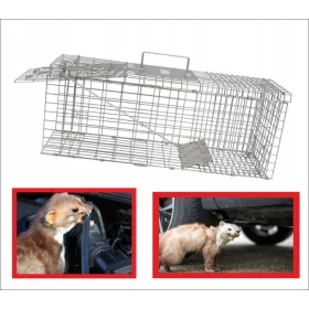    ROSSNER-Falle gegen Katzen, Marder, Mäuse und Ratten, Waldtiere