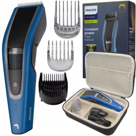    Philips Series 5000 Haarschneider + Etui für Nelips Haarschneider und Rasierer, schwarz