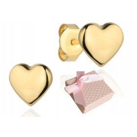  585 GOLD OHRRINGE KIND MÄDCHEN Herz Taufe Kommunion