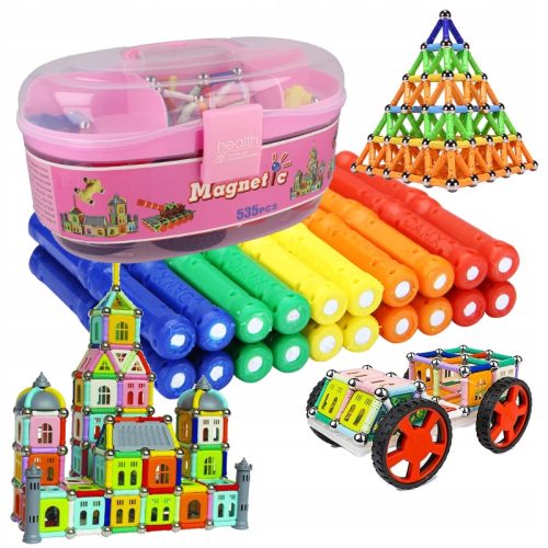  Magnetbausteine Gesundheits-Set aus Magnetbausteinen 535-tlg.