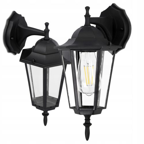  Smartled Gartenwandleuchte schwarz E27 40 W