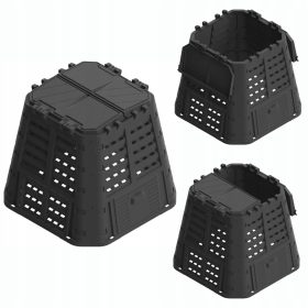  1-Kammer-Komposter Patrol 480 l, schwarz